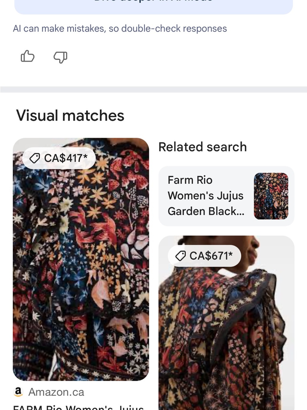 FARM Rio Black Multi-Color Floral Puff-Sleeve Midi Dress with purse - Picture 5 of 5